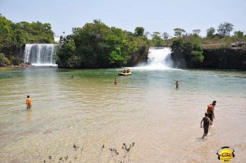 Cachoeira do Juba, divisa de Tangará da Serra e Barra do Bugres, no Rio Juba